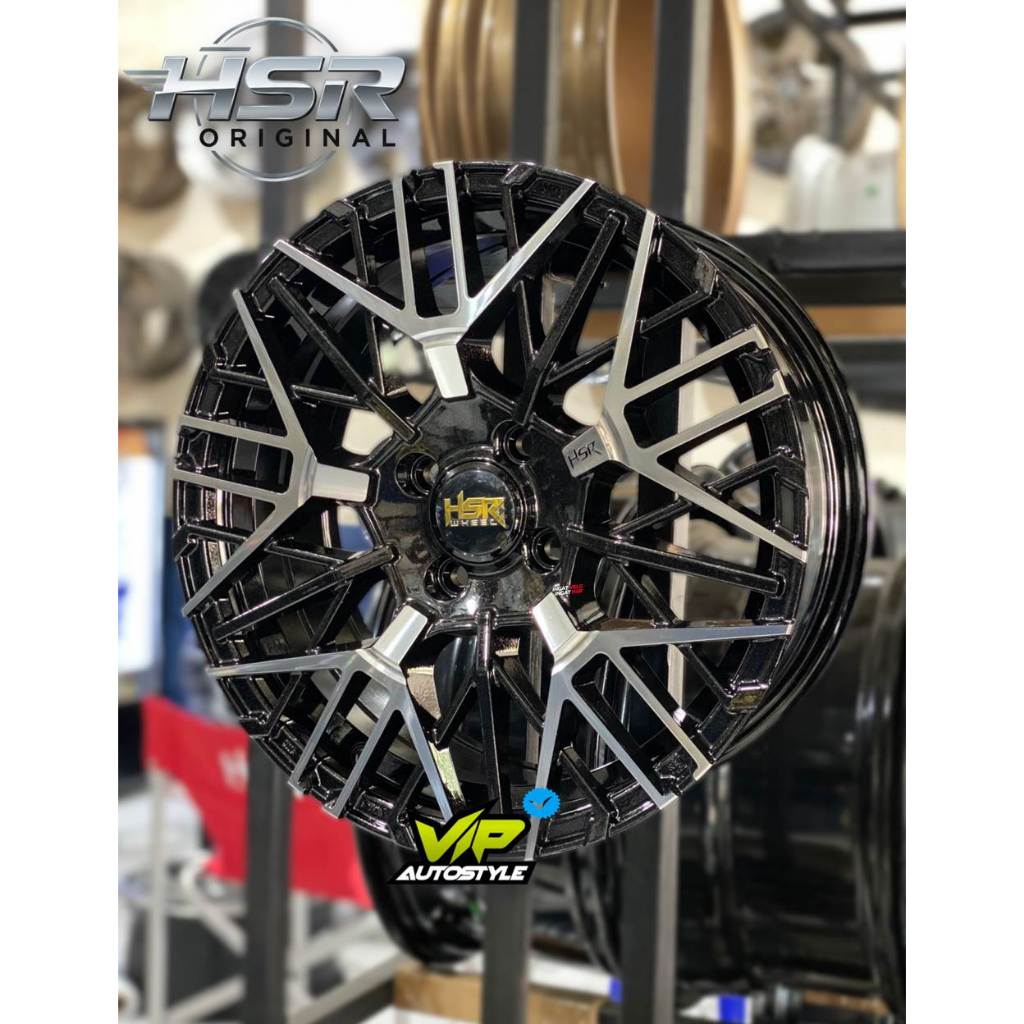 Velg R16 Vios Freed Mobillio Rocky Ring 16 HSR BENAWA 4x100 Black Polis - HSR Jakarta Utara
