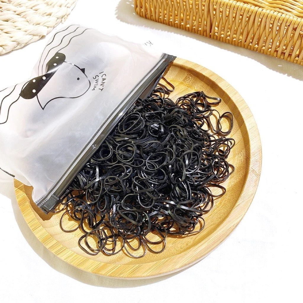 Karet Rambut 1000pcs / Ikat Rambut Warna Warni / Ikat Rambut Elastis / Ikat Rambut Anak-Anak / Karet