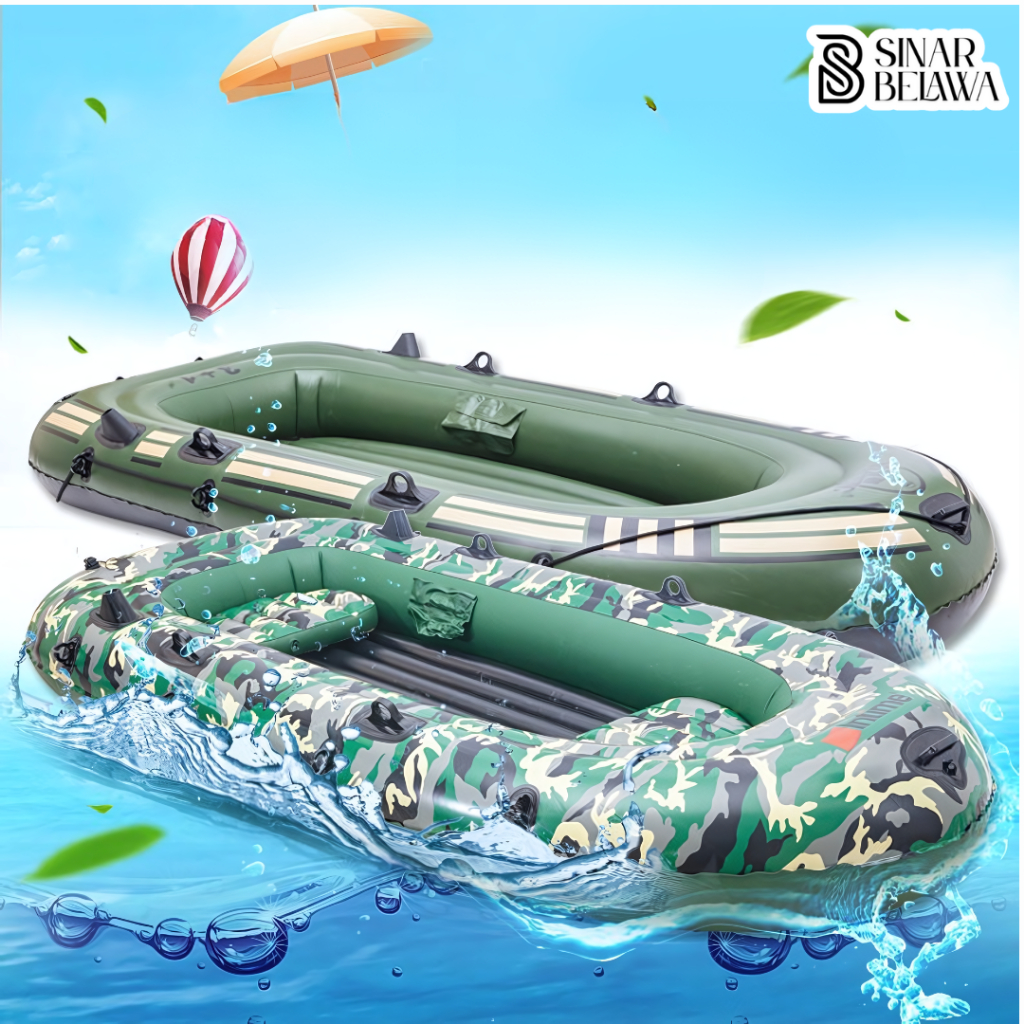 Perahu Karet Mancing Inflatable Fishing Boat 2 Person