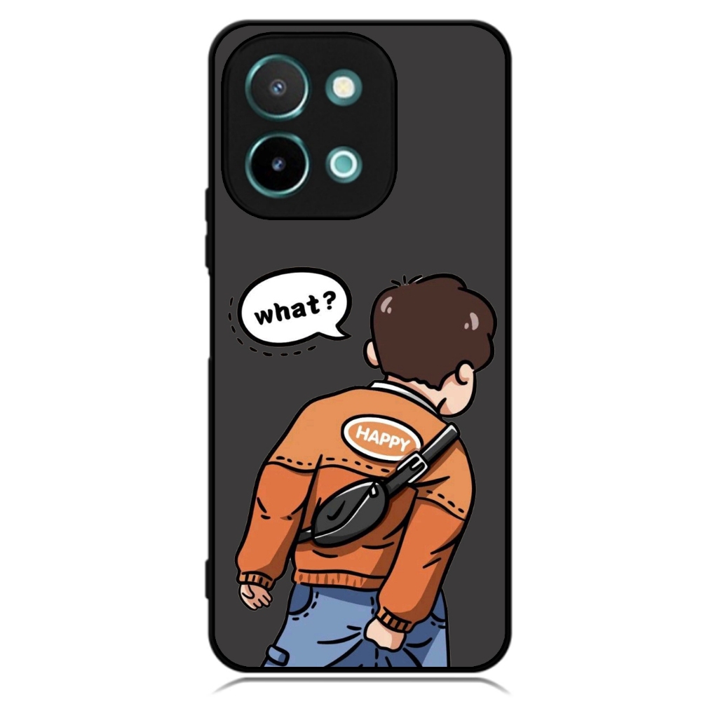 Casing Case Cover Vivo V40 V50 Lite Y18 Y17 Y15 Y12 Y19 Y19s Y28 Y29 iQoo Z9x Hybrid Hardcase Softca