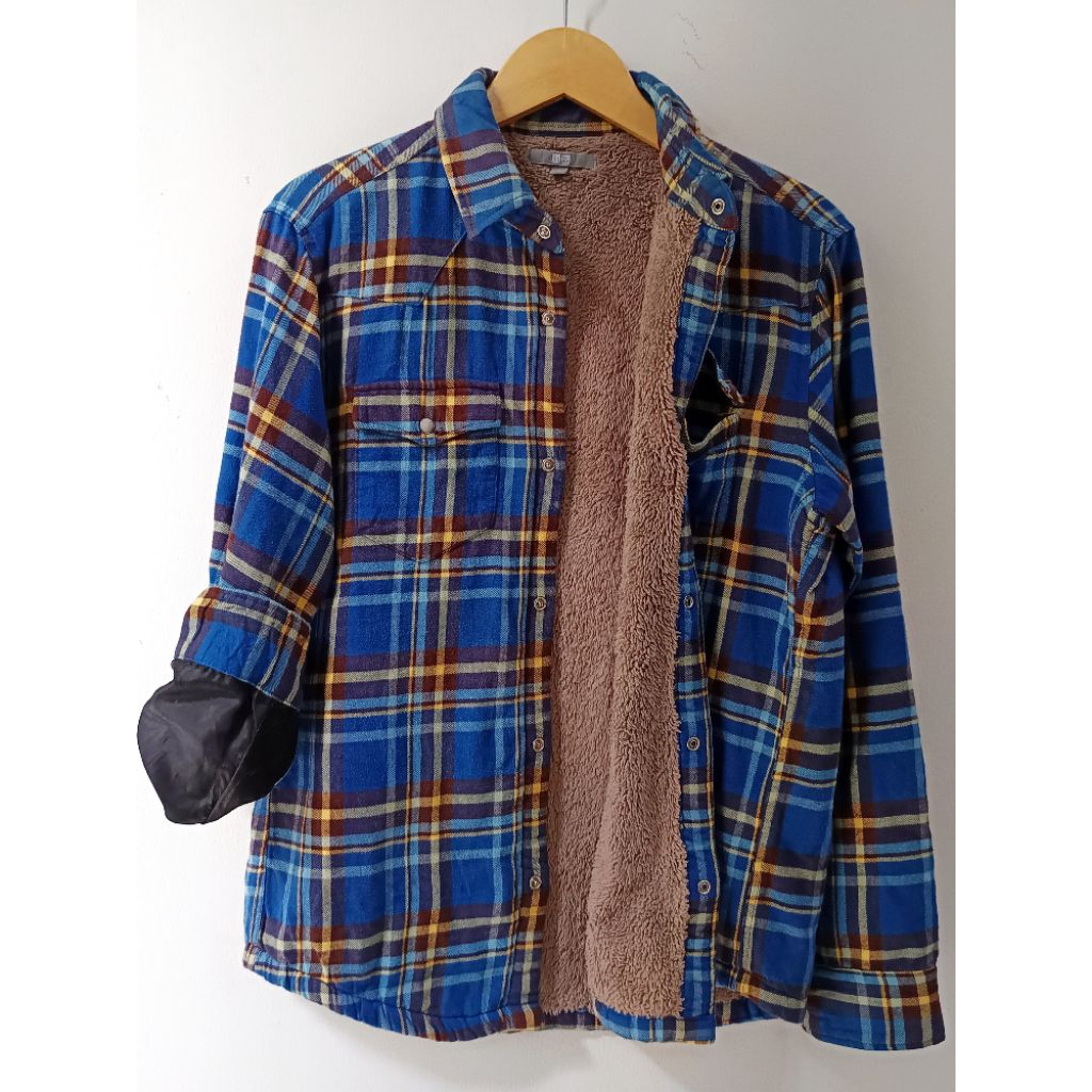 Uniqlo Sherpa Flannel Shirt