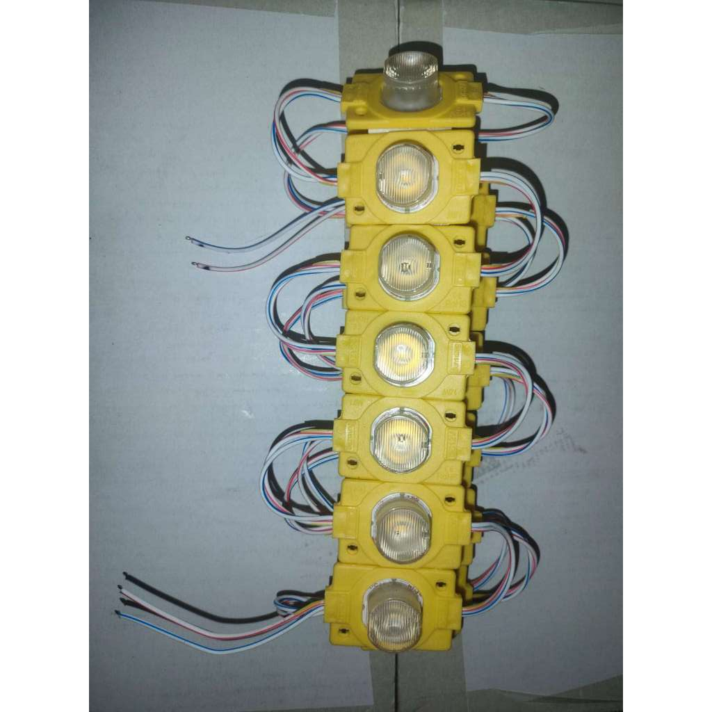 LED Modul 1 Mata 12V 24V / Lampu Modul Mata Timbul / 3030 SMD Waterproof