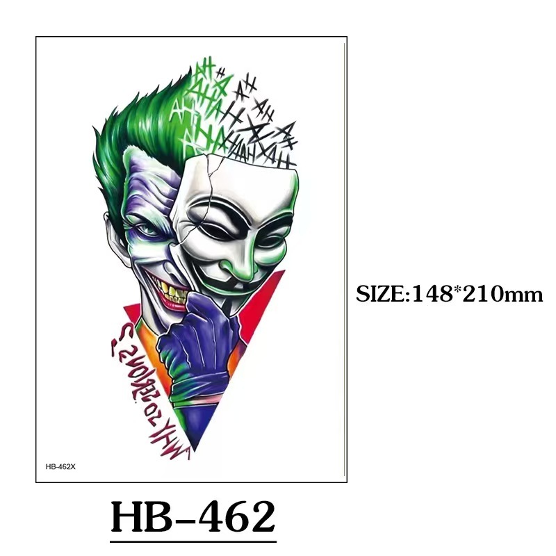 Bali Paper Ink Joker Tato Temporer 5-7 Hari