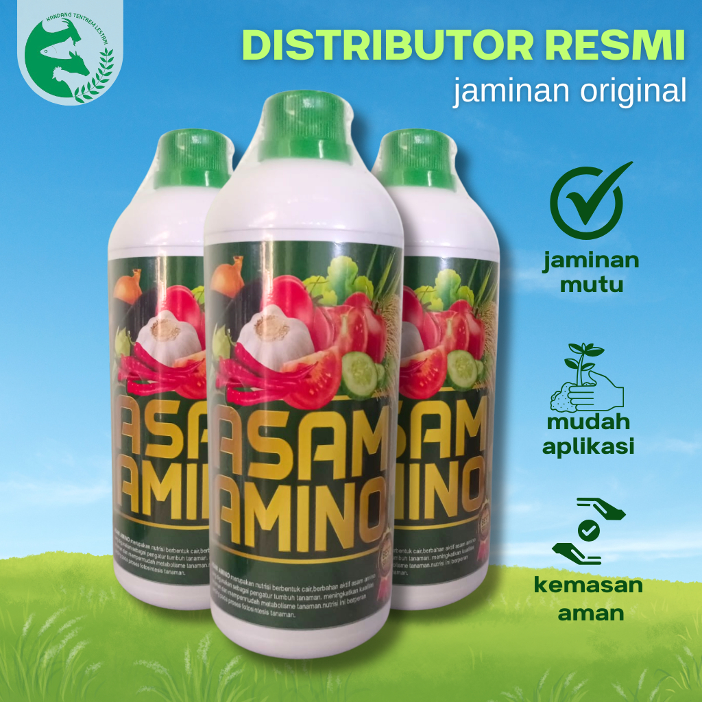 Pupuk ASAM AMINO 1 Liter Cap Galaxy Nutrisi Tanaman Fase Tumbuh & Pembuahan Padi Jagung Alpukat Cabe