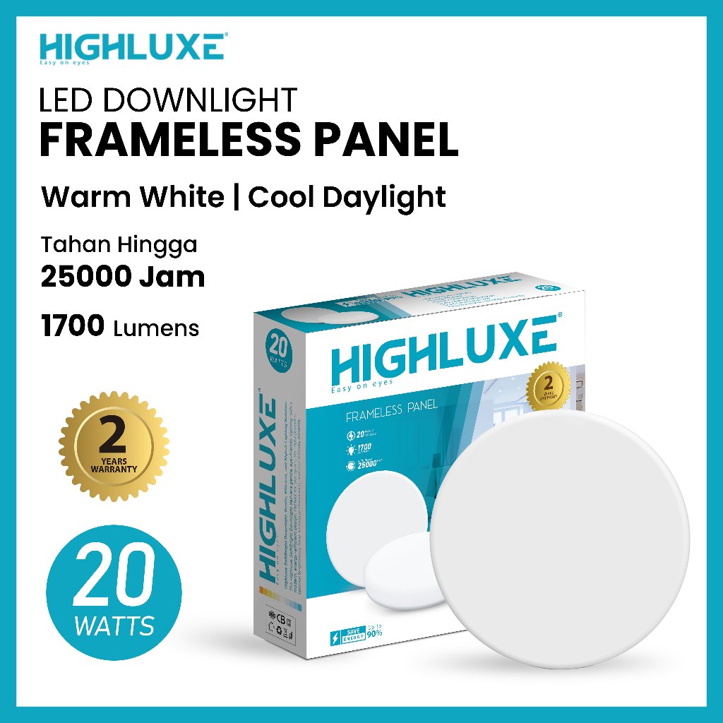 Lampu Down Light Frameless Panel Light LED – Lampu Panel Plafon Minimalis Modern