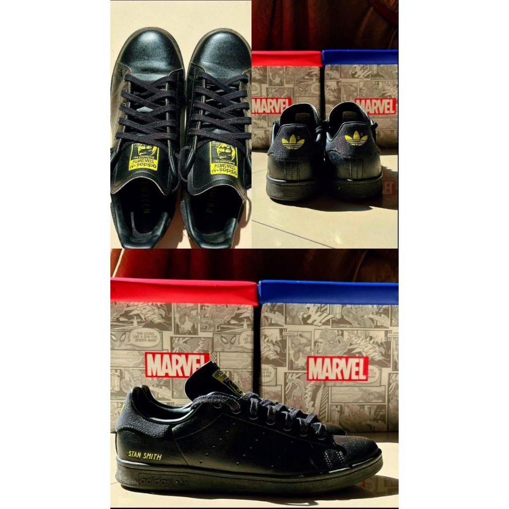 adidas stand smith hitam original second
