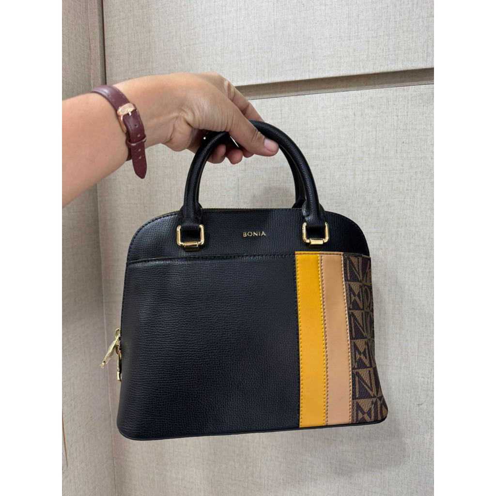 TAS BONIA ORIGINAL ALMA HITAM 3 WARNA NEW
