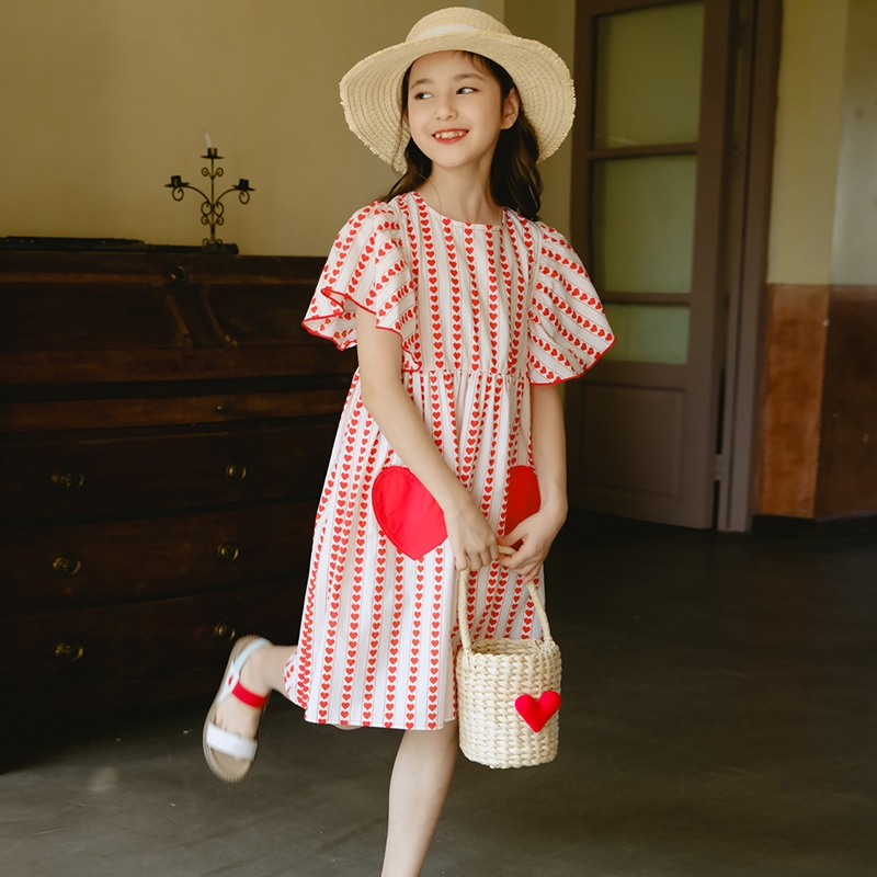 Gaun Anak Cantik Casual Cool Style Terlaris Favorit Trendy Simple Terbaru Model Korea Dres Imlek Mew