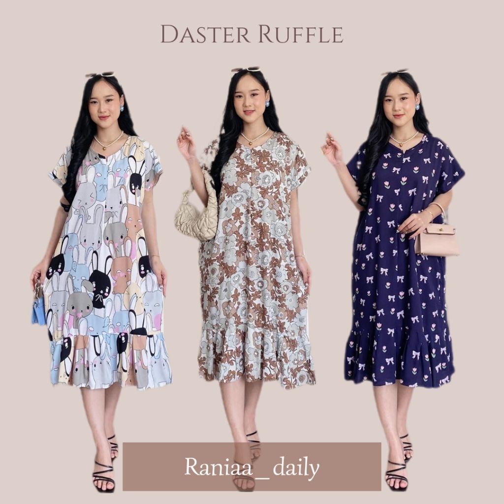 Hd.Id Daster Ruffle Pendek Busui Ld 120