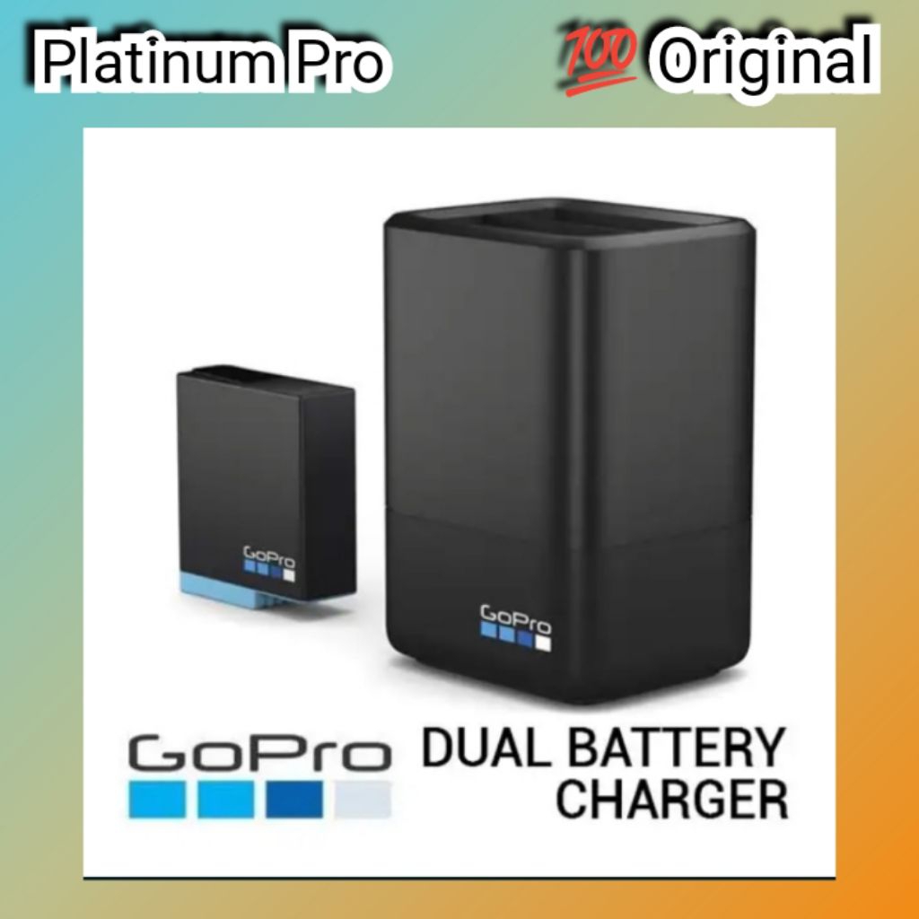GoPro Dual Battery Charger For GoPro Hero8 Black | Baterai Gopro Hero 8 Black
