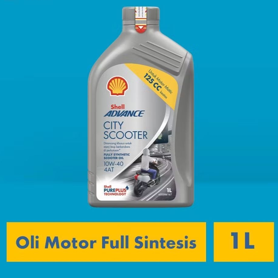 OLI SHELL MATIC ADVANCE CITY SCOOTER 10W-40 1L  |  OLI MOTOR MATIC SHELL ADVANCE