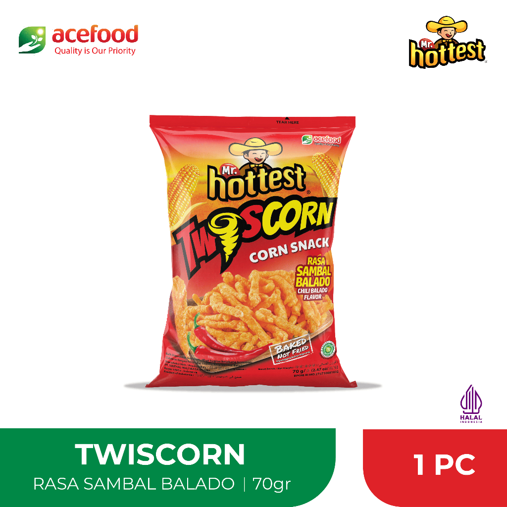 Mr. Hottest Twistcorn 70gr Sambal Balado
