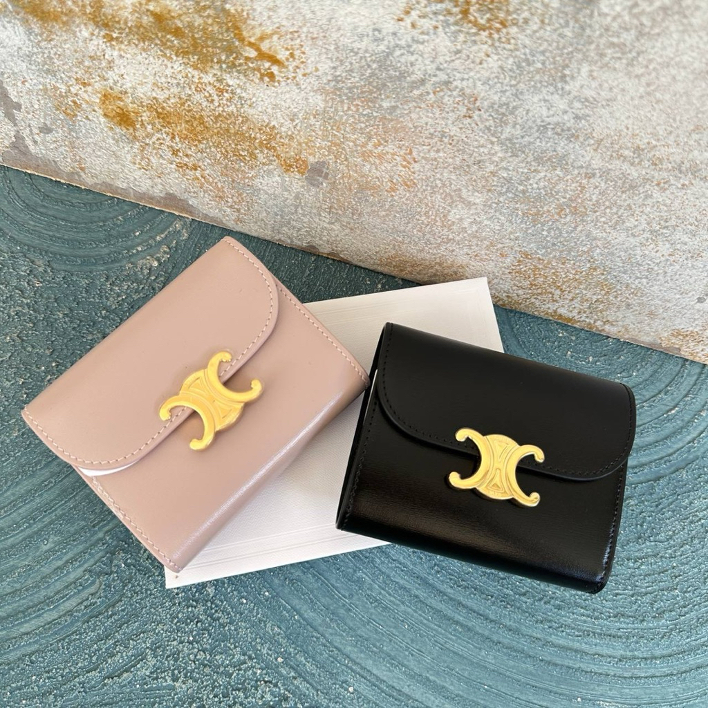 CELINE TRIOMPHE COMPACT WALLET