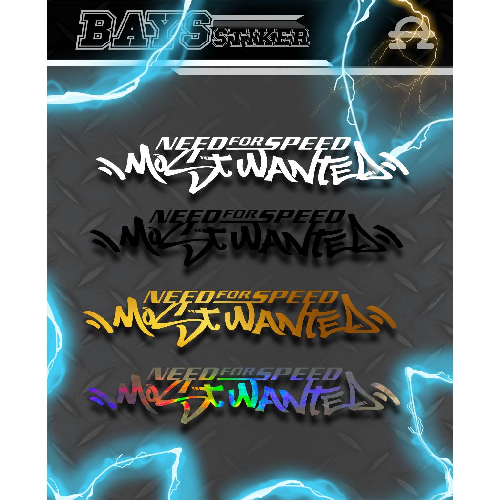 Stiker need for speed most wanted CSZ.11