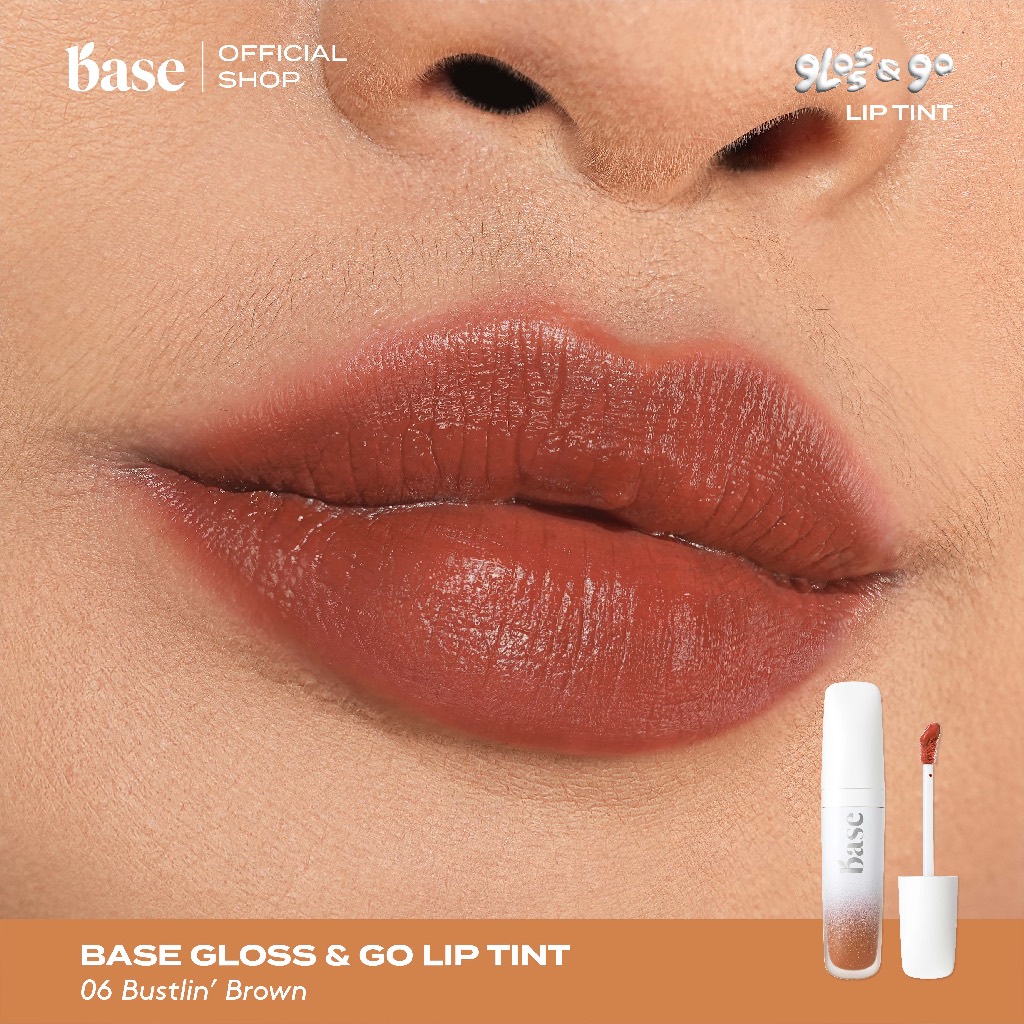 [GIFTS - NOT FOR SALE] BASE Gloss & Go Lip Tint - Bustlin' Brown