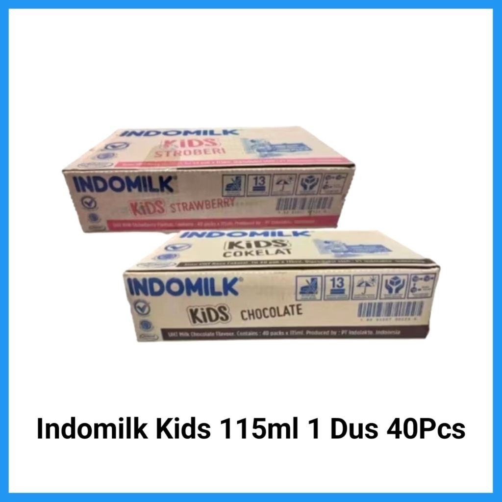 Susu Indomilk Kids UHT Kotak 115ml 1 Dus isi 40 Pcs