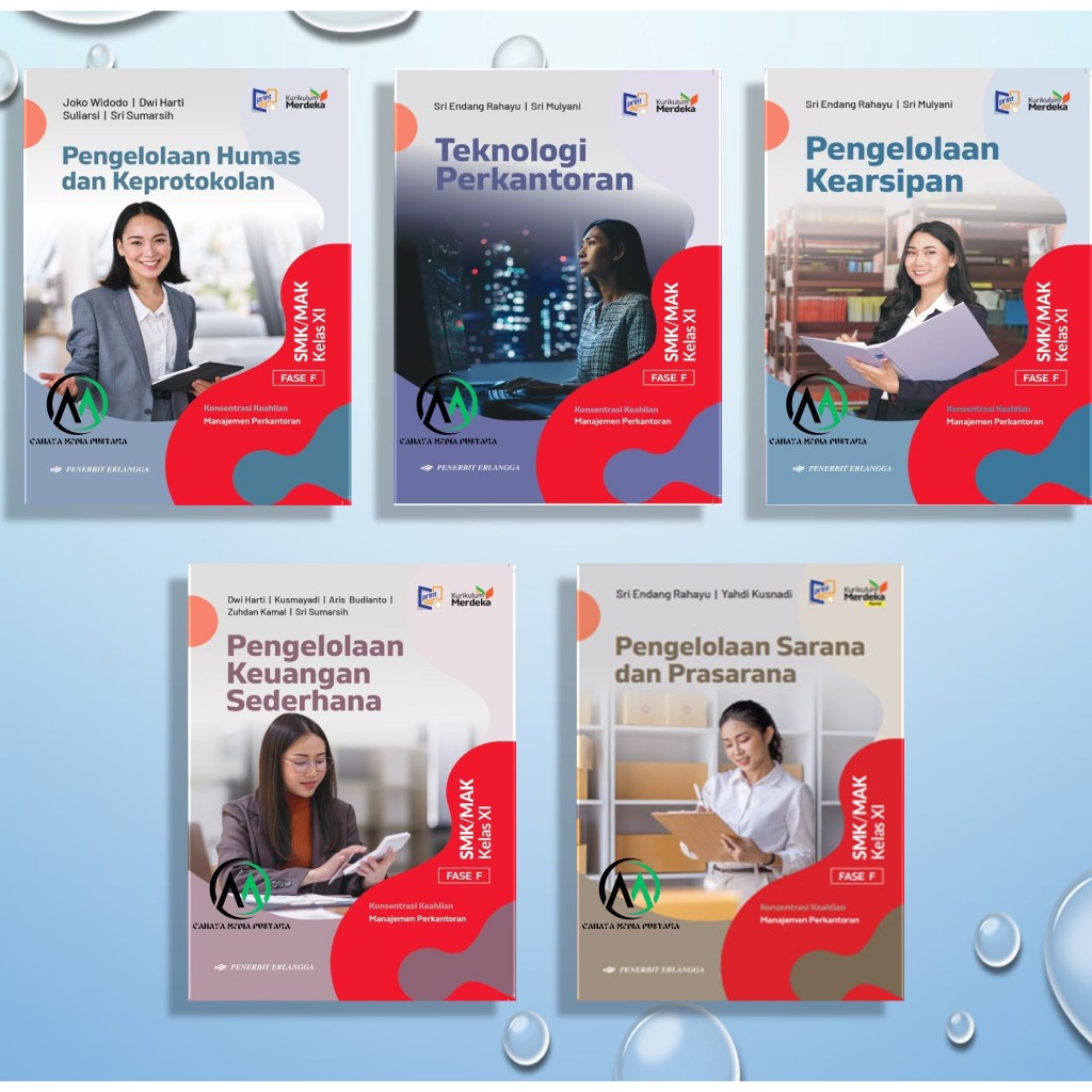 [Penerbit Erlangga] BUKU SERI MANAJEMEN PERKANTORAN KELAS 11 SMK KURIKULUM MERDEKA ORIGINAL
