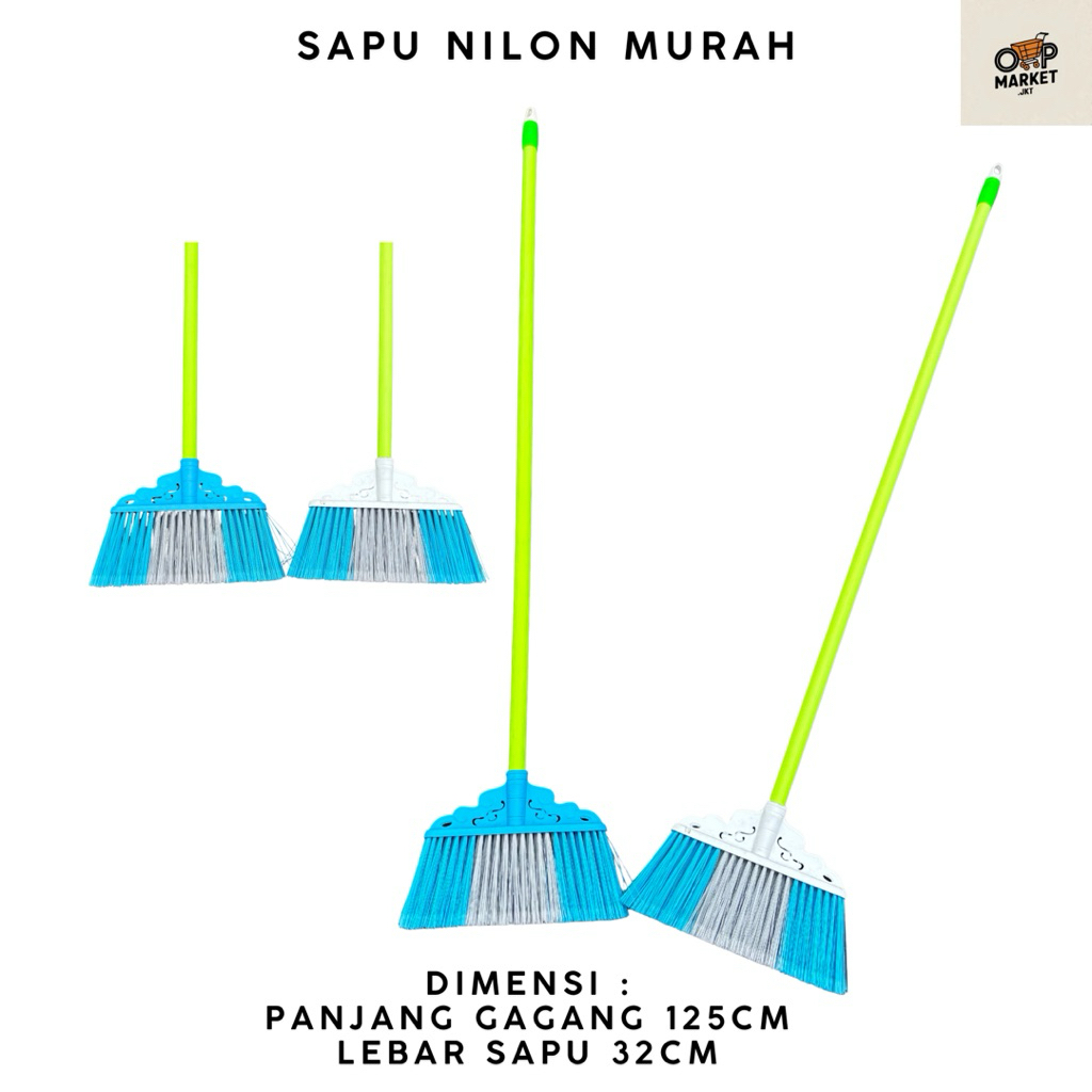 Sapu Nilon Sapu Plastik Warna Sapu Lantai Sapu Nilon Murah Sapu Nilon Deden