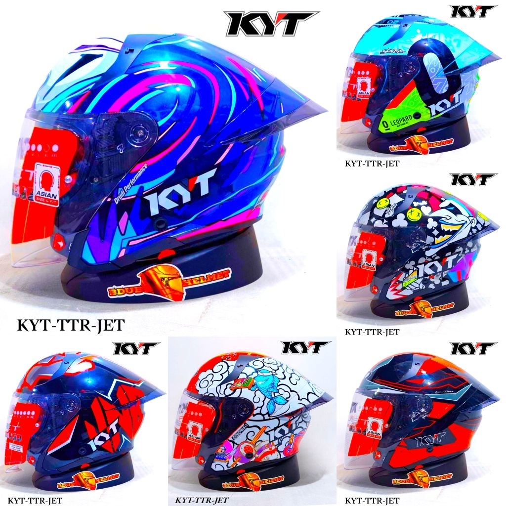 Helm KYT ttr jet bastianini original KYT