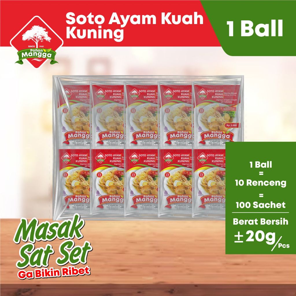 Bumbu Sop Ayam Kuah Kuning Cap Pohon Mangga | 1 BALL