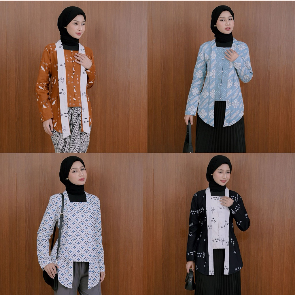 Kutubaru Batik Wanita Hijab, Kutubaru Batik Wanita Modern, Kutubaru wanita Kekinian