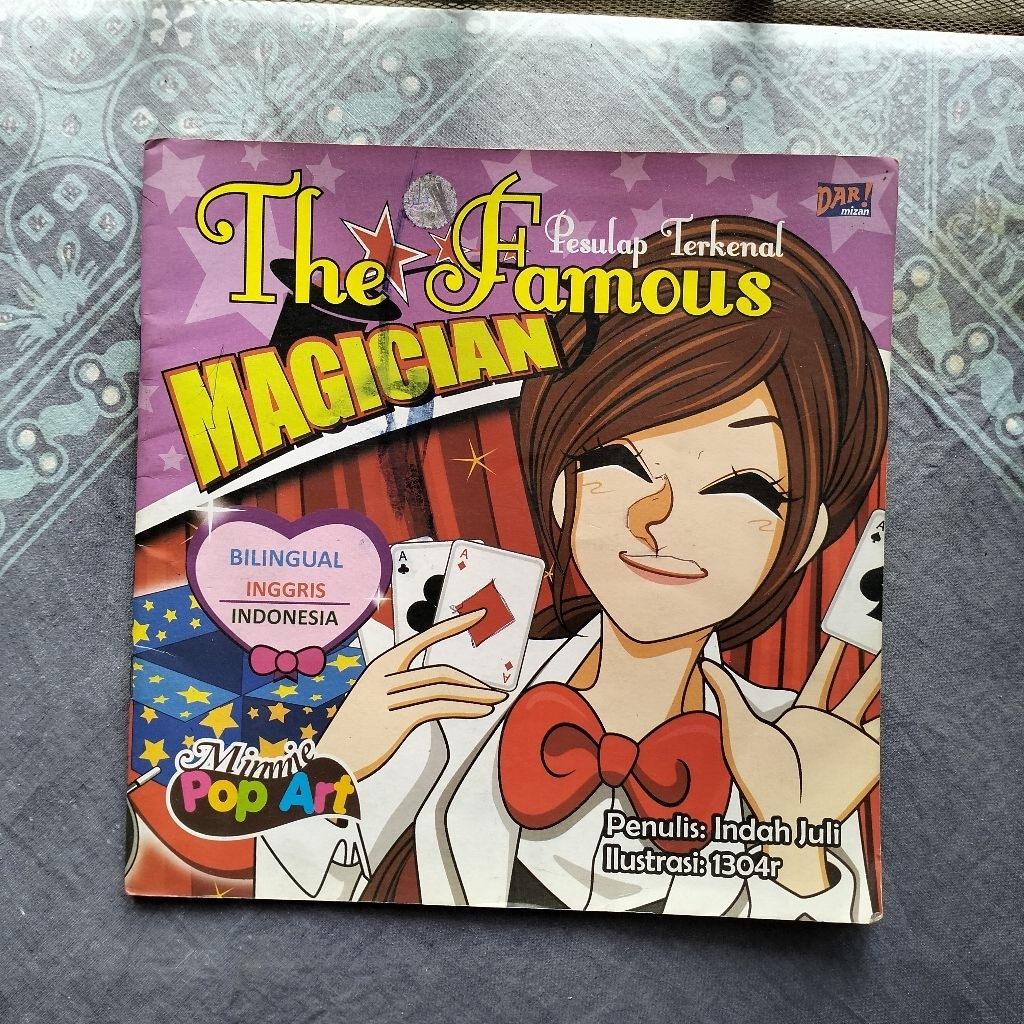 Buku Bekas Minmie Pop Art The Famous Magician DAR Mizan