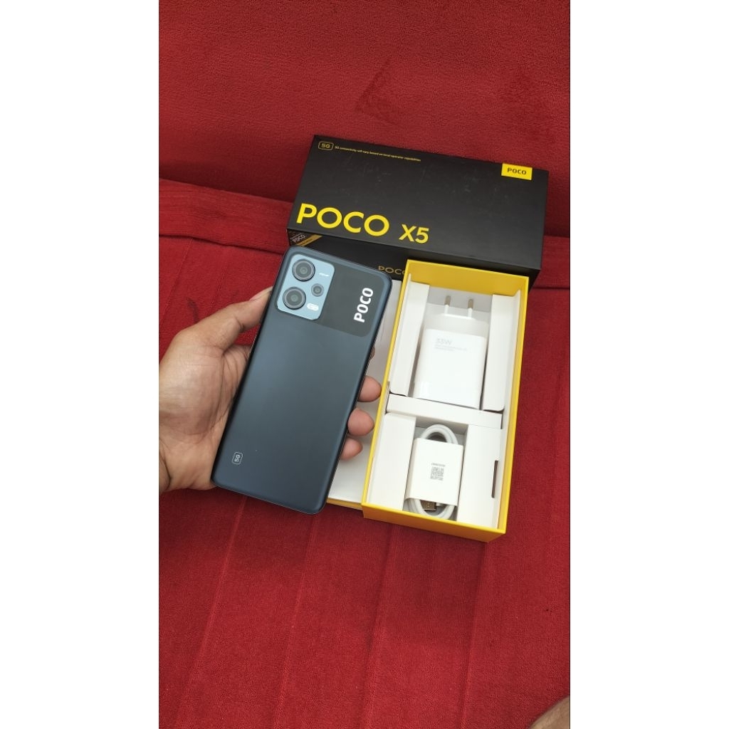 Poco x5 5G 6/128gb second resmi fulset original
