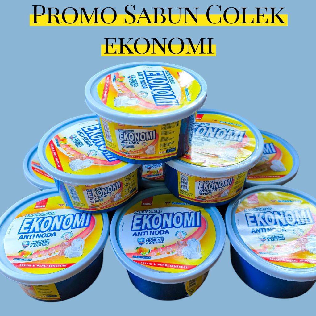 Promo Wings Sabun Colek ekonomi isi 5 pcs kemasan 1/4 Pot