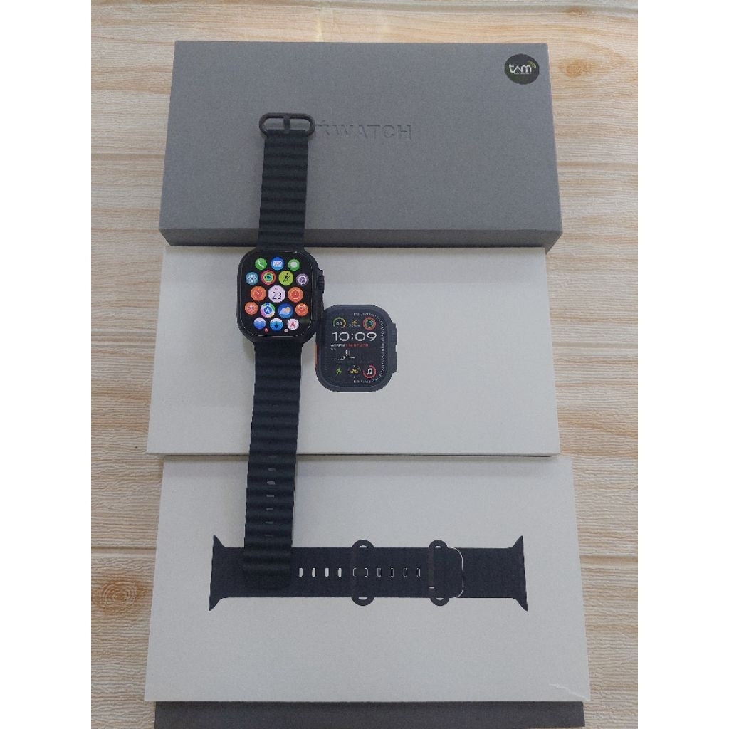 Apple Watch Ultra 2 Black Titanium Second Resmi ibox