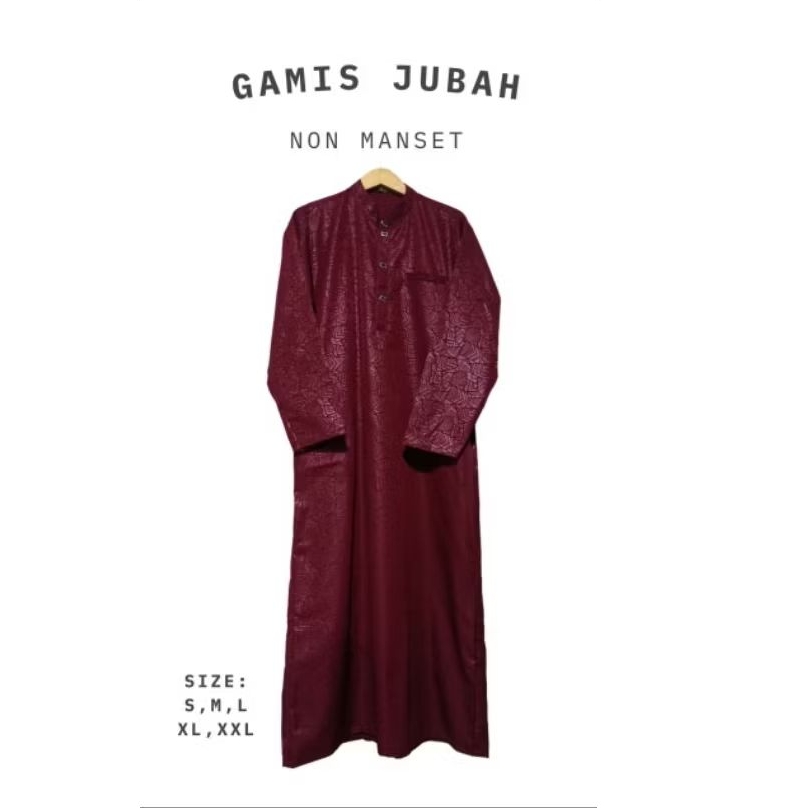 GAMIS JUBAH PRIA NON MANSET JUBAH EMBOS GAMIS JUBAH SULTAN DEWASA TERBARU, KOKO JUBAH DEWASA PREMIUM
