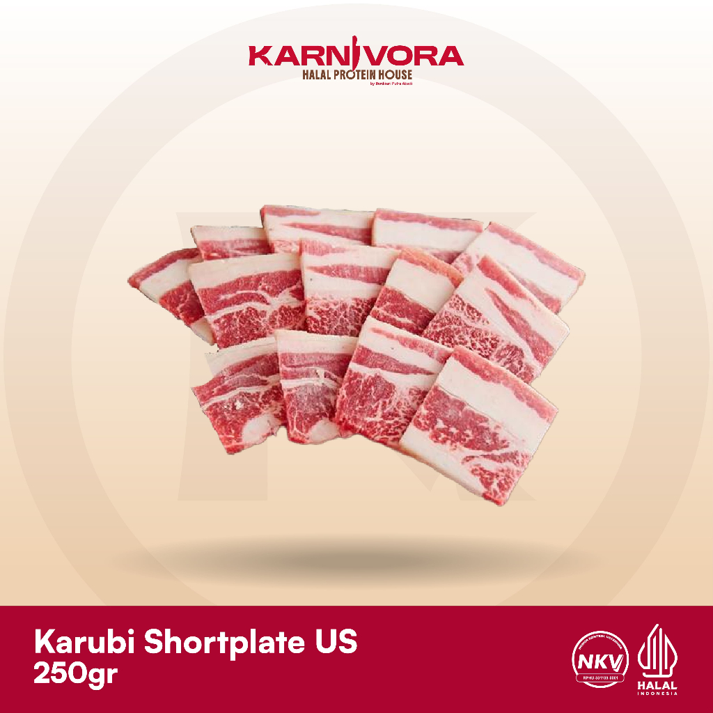 [meatkarnivora] Karubi Shortplate US - Beef Slice 250g