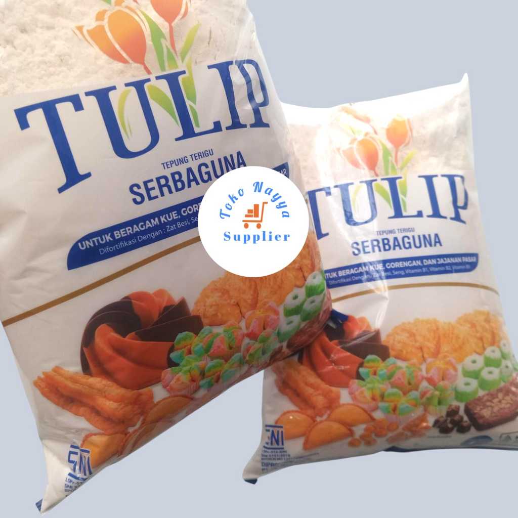 Tepung Terigu TULIP Serbaguna | untuk Kue Gorengan Jajanan Pasar Lainnya
