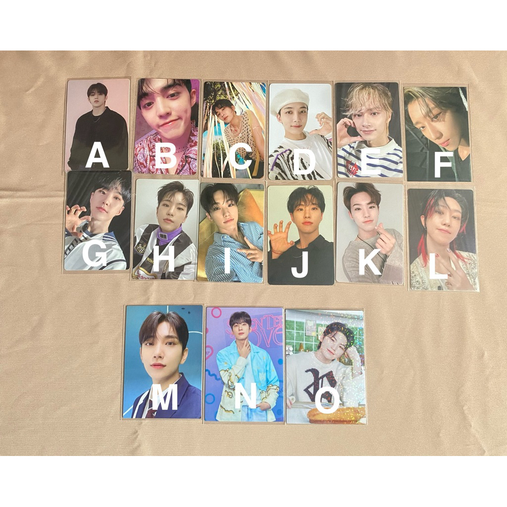 PC OFFICIAL SEVENTEEN Scoups Jeonghan Jun Hoshi The8 Joshua Wonu Woozi 17rh follow dream heaven an o
