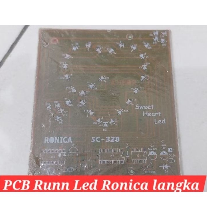 pcb running led ronica Love langka