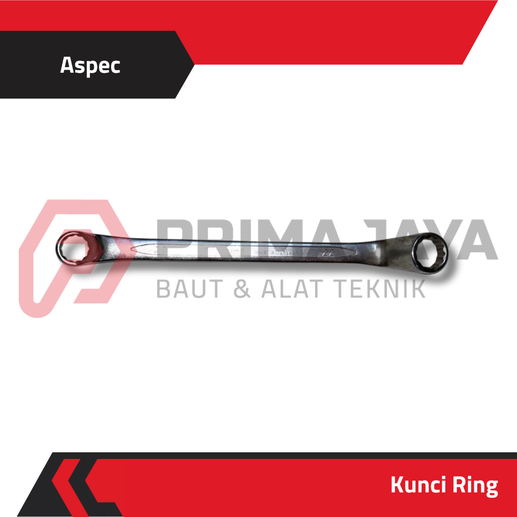 KUNCI RING / PEMBUKA KEPALA MUR BAUT / BOX END WRENCH SEMUA UKURAN ASPEC