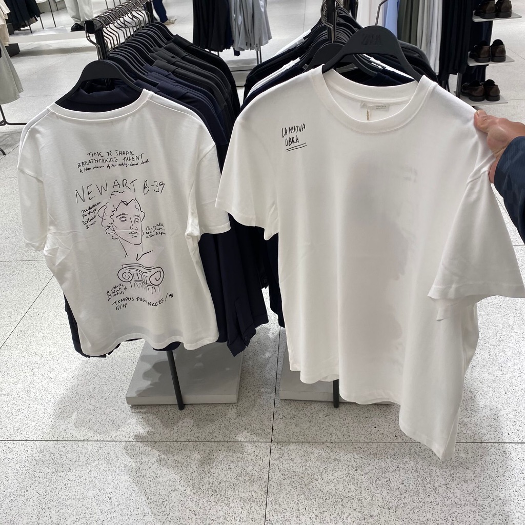 Jastipp. Tshirt Zara (Man)