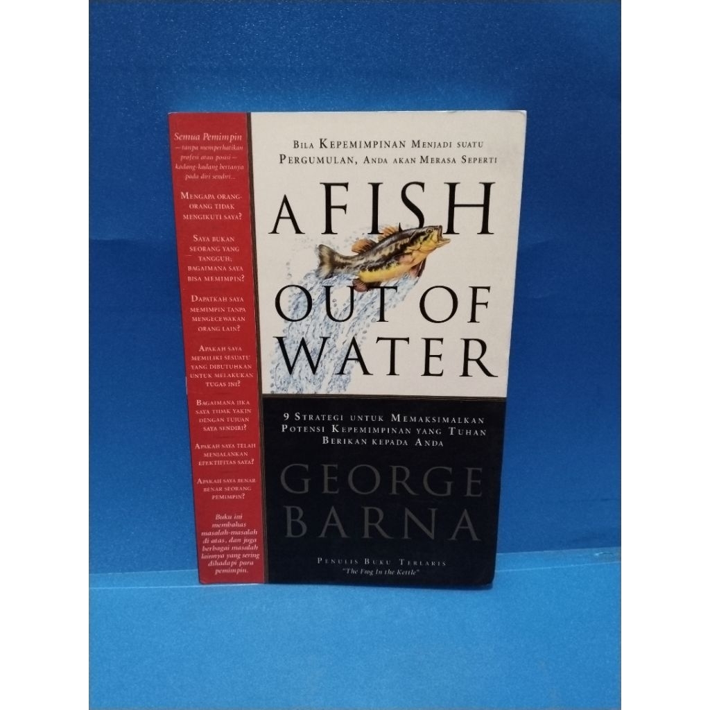 Buku original A FISH OUT OF WATER by George Barna