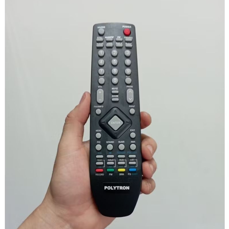 Remote Remot TV Pengganti Tanpa Setting Polytron 81F414M01 81F414