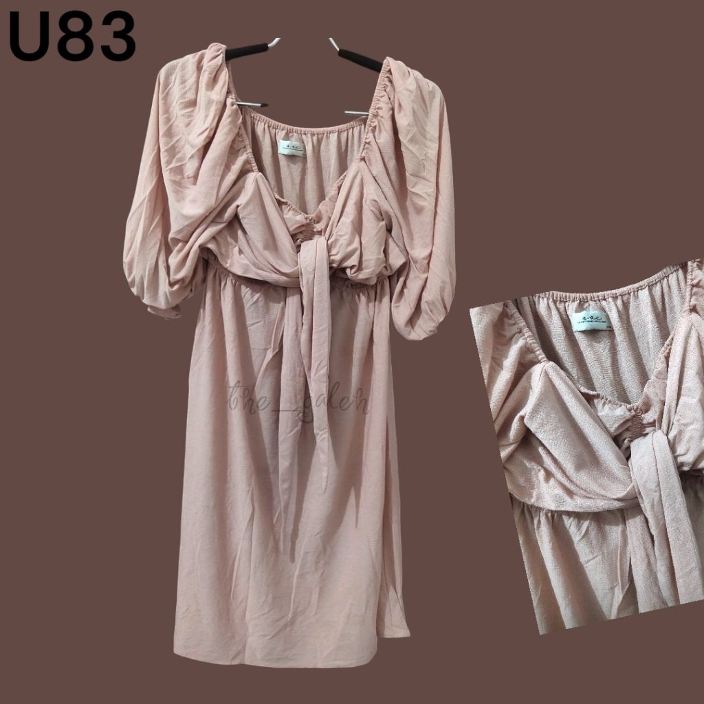 U83 Preloved Shandy Aulia Collections Baju Blouse Pink Bagus Murah