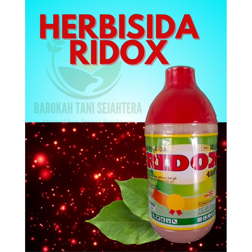 Herbisida RIDOX 480 SL 1 Liter – Pembasmi Gulma Rumput & Tanaman Pengganggu