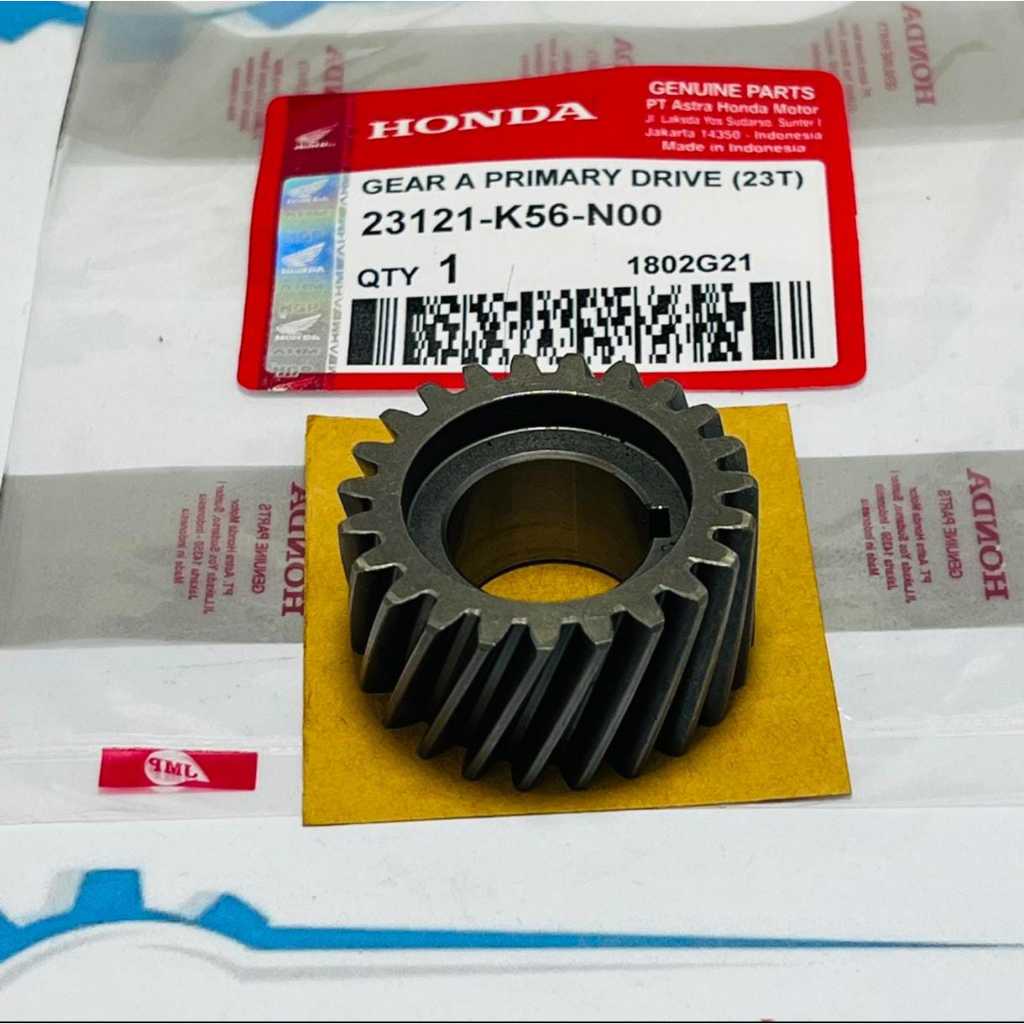 GIGI PRIMER LAWAN KOPLING KRUK AS CB150 LED SONIC 150 SUPRA GTR 150 K56 ORIGINAL HONDA