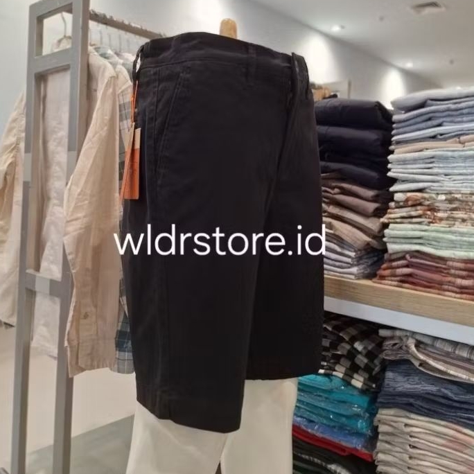 CELANA PENDEK PRIA BRAND WATCHOUT ORIGINAL 10001 BLACK