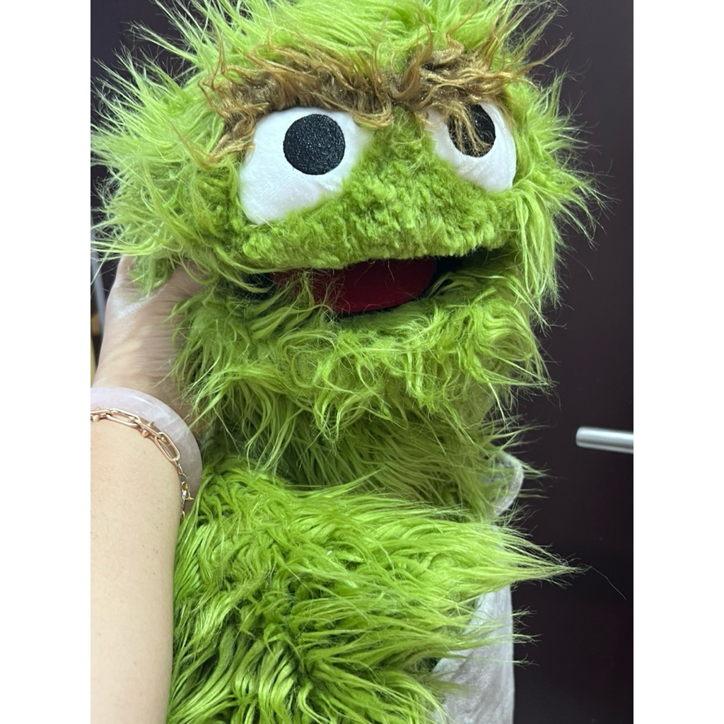 Boneka Tangan No Brand Oscar The Grouch Karakter Film Sesame Street Jumbo 60 Cm