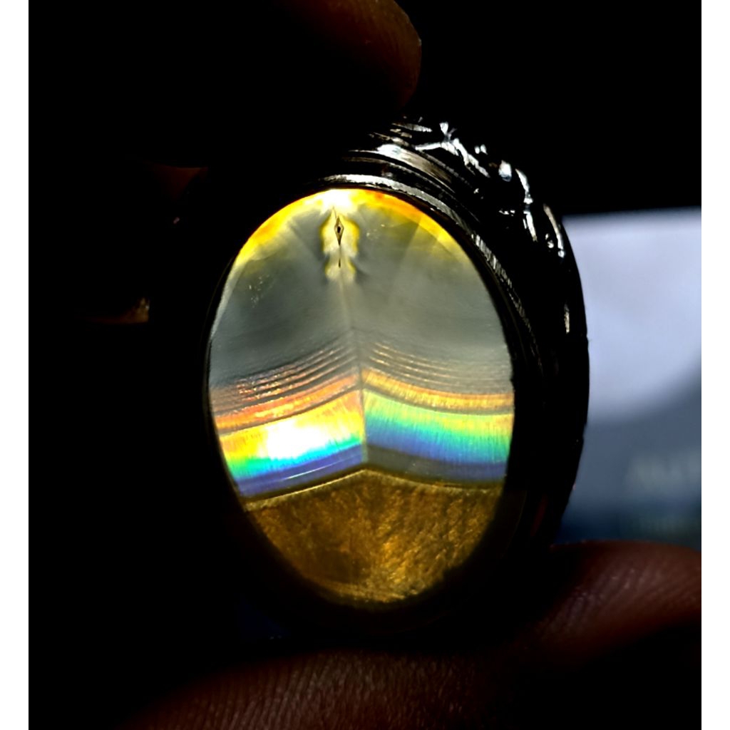 CINCIN BATU AKIK JUNDER AIRIS PELANGI