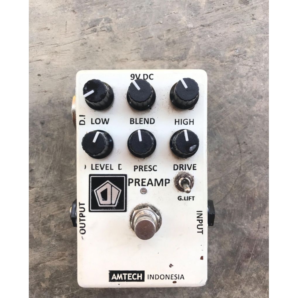 Amtech Bass Preamp & Bass Driver (SansAmp V1 Clone)
- Kondisi normal
- ⁠Semua knob berfungsi normal
