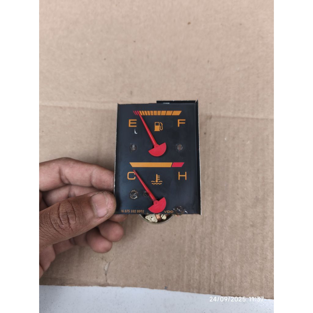 Speedometer Indikator Amper Bensin dan Temperatur Suhu Futura Karburator Original Asli Copotan