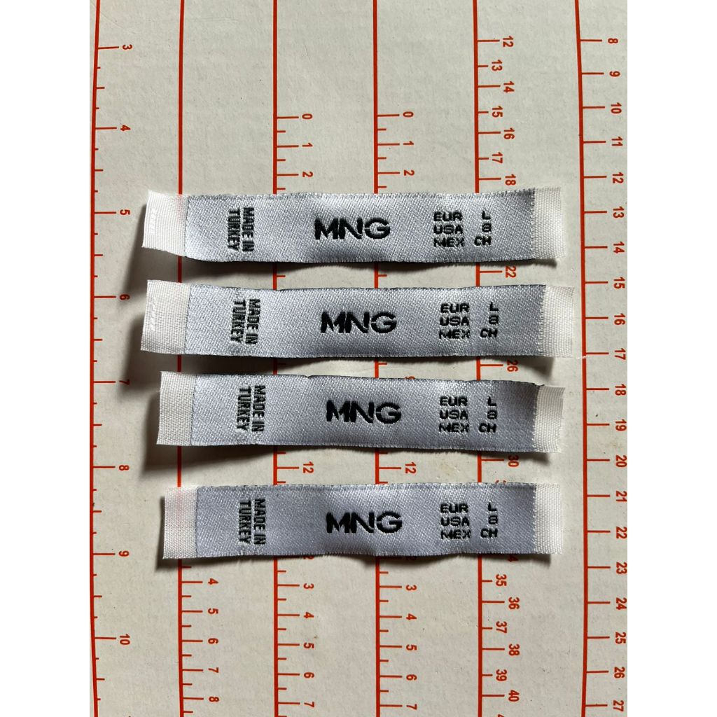 TAG LABEL WOVEN RAJUT MANGO SUPER PREMIUM