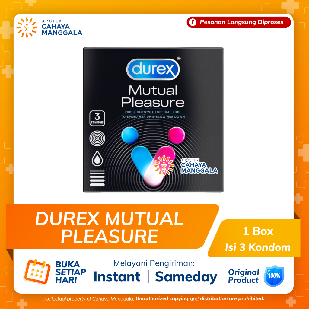 DUREX MUTUAL PLEASURE PER BOX 3 KONDOM
