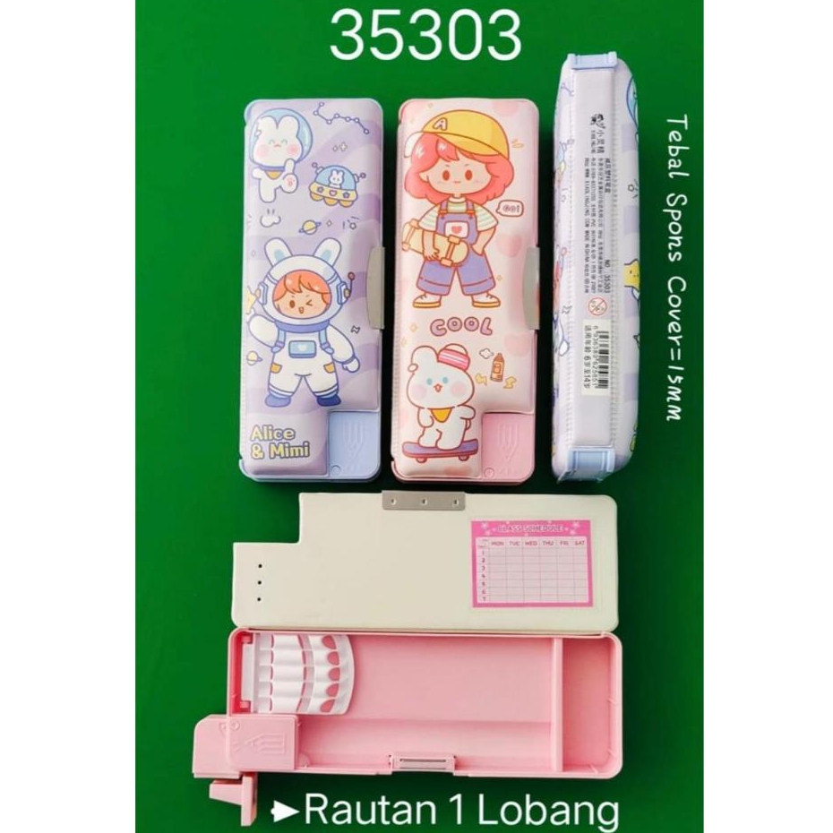 Xiaolingjing Pencil Case / Tempat Pensil Magnet 35303