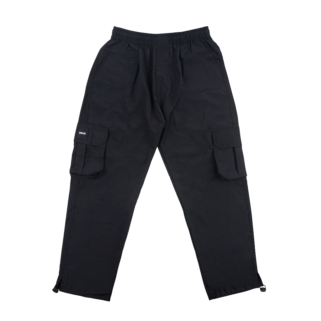 Troy Company Long Cargo Pants Black Delta - Celana Panjang Cargo Hitam LCT 3312